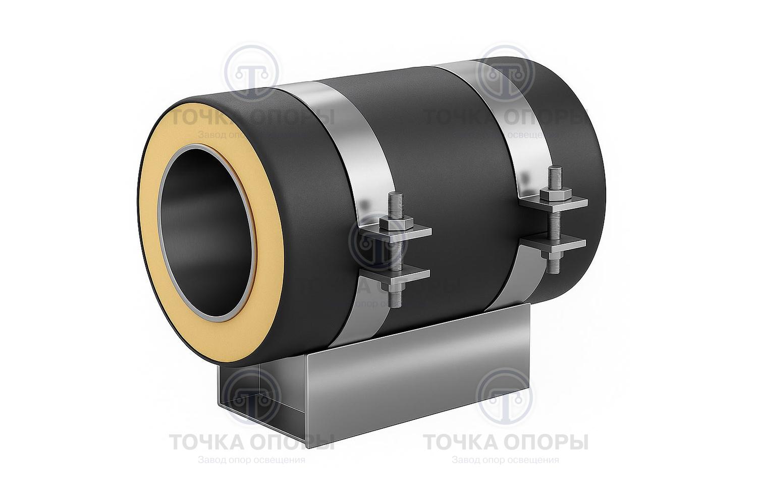 Скользящая опора СПОк 325/450.150 подкладная канальная для труб в ППУ