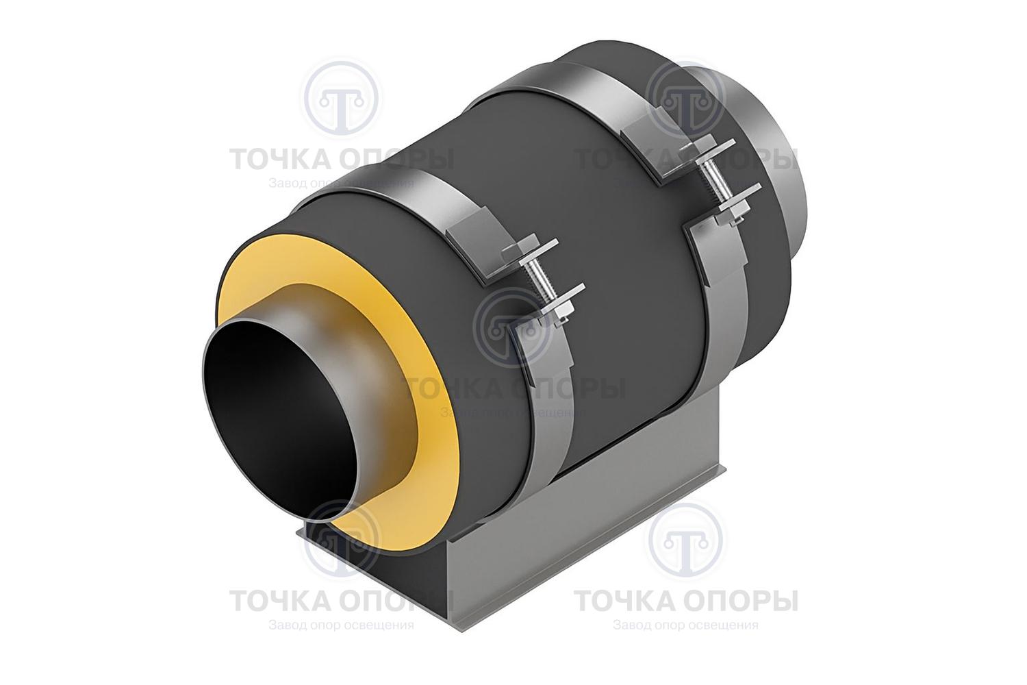 Скользящая опора СПО 133/250.100 подкладная для труб в ППУ