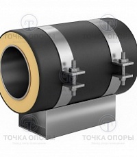 Скользящая опора СПОн 1220/1400.100 подкладная надземная для труб в ППУ